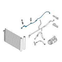 OEM BMW 528i Pressure Pipe Diagram - 64-50-9-190-502