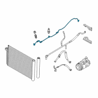 OEM 2011 BMW 528i Pressure Pipe Diagram - 64-50-9-190-502