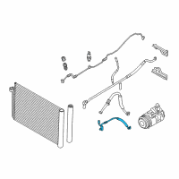 OEM BMW 528i Pressure Hose Assy Diagram - 64-53-9-251-510