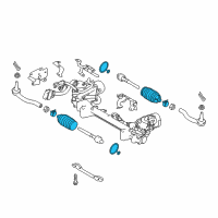 OEM 2022 Infiniti Q50 Boot Kit-Power Steering Gear Diagram - D8203-4GA0A