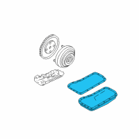 OEM 2011 Ford Focus Transmission Pan Diagram - XS4Z-7A194-AB