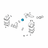 OEM 2009 Cadillac XLR Air Mass Sensor Diagram - 25940911