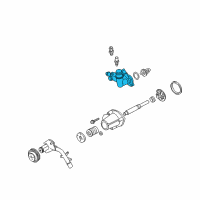 OEM 2001 Ford Ranger Thermostat Housing Diagram - F87Z-8592-A