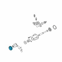 OEM 2000 Ford Ranger Pulley Diagram - F87Z-8509-AB