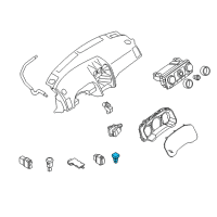 OEM 2010 Nissan Altima Switch Assy-Hazard Diagram - 25290-JA000