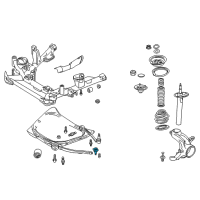 OEM BMW X3 Wheel Suspension Joint Diagram - 31-10-3-418-341