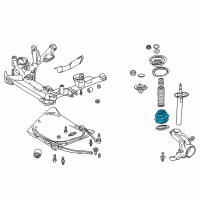 OEM BMW X3 Front Coil Spring Diagram - 31-33-3-412-728