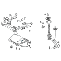 OEM 1998 BMW 540i Collar Screw Diagram - 31-30-3-450-534