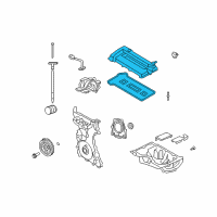 OEM 2007 Mercury Mariner Valve Cover Diagram - 4S4Z-6582-C