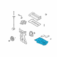 OEM 2007 Ford Focus Oil Pan Diagram - 3M4Z-6675-AA