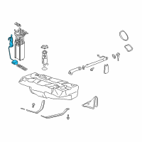 OEM Cadillac Seville Sensor Diagram - 88963639