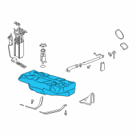 OEM 2005 Buick LeSabre Tank Asm-Fuel Diagram - 25744826