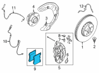 OEM BMW X2 Repair Kit, Brake Pads Asbes Diagram - 34-10-6-889-266