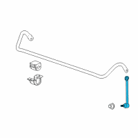 OEM 2016 Chevrolet Camaro Stabilizer Link Diagram - 23240971