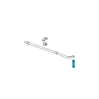 OEM Mercury Mountaineer Stabilizer Link Diagram - 6L2Z-5K484-BA