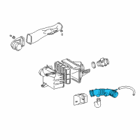 OEM Toyota Tacoma Air Hose Diagram - 17881-62130