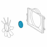 OEM Dodge Sprinter 2500 Fan-Fan Diagram - 68004915AA