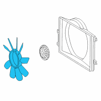 OEM 2005 Dodge Sprinter 3500 Fan-Cooling Diagram - 5117642AA