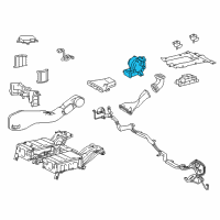 OEM 2018 Toyota RAV4 Blower Assembly Diagram - G9230-48070