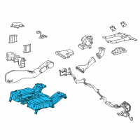 OEM Lexus NX300h Hv Supply Battery Assembly Diagram - G9510-48080