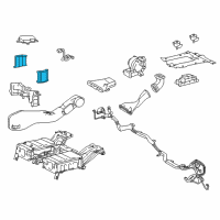 OEM 2016 Toyota RAV4 Battery Assembly Bracket Diagram - G920B-48010