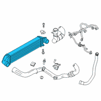 OEM 2019 Lincoln MKC Intercooler Diagram - EJ7Z-6K775-A