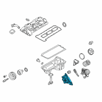 OEM 2015 BMW ActiveHybrid 3 Thermostat Housing Diagram - 11-42-7-637-052
