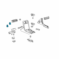 OEM Chevrolet Corvette Seat Heat Switch Diagram - 10374150