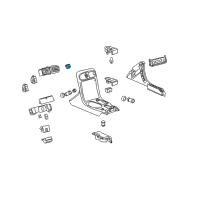 OEM 2006 Chevrolet Corvette Switch Asm-Hazard Warning *Ebony Diagram - 15142960