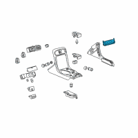 OEM 2012 Chevrolet Corvette Heater & Air Conditioner Control Assembly Diagram - 19371370