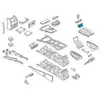 OEM 2014 BMW 535i GT Lock, Armrest Diagram - 51-16-9-142-175