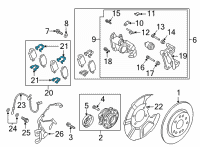 OEM 2022 Hyundai Santa Fe Spring-Pad (B) Diagram - 58246-P2000