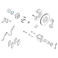 OEM Ford Wheel Bearing Lock Ring Diagram - JCPZ-7059-A