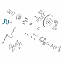 OEM Ford EcoSport Brake Hose Diagram - CN1Z-2078-A