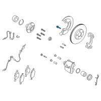 OEM 2018 Ford EcoSport Caliper Support Bolt Diagram - -W700672-S442