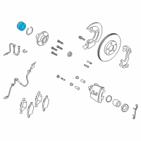 OEM 2021 Ford EcoSport Front Wheel Bearing Diagram - JCPZ-1215-A