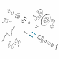 OEM Ford EcoSport Caliper Bushing Kit Diagram - 88AZ-2L526-A