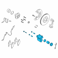 OEM Ford EcoSport Caliper Diagram - GN1Z-2B120-H