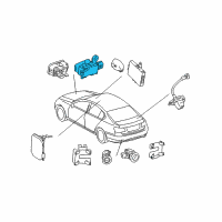 OEM 2009 Lexus GS350 Sensor, Ultrasonic, NO.1 Diagram - 89341-44150-E2