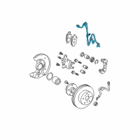 OEM Scion xD ABS Sensor Wire Diagram - 89542-52030