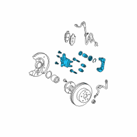 OEM 2008 Toyota Yaris Caliper Assembly Diagram - 47750-52191