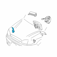 OEM 1999 Toyota Sienna Sensor, Air Bag, Front Diagram - 89173-49035