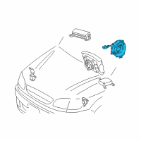 OEM Toyota Sienna Clock Spring Diagram - 84306-08030