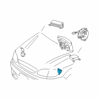 OEM 2002 Toyota Sienna Front Sensor Diagram - 89173-49045