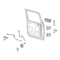 OEM 2002 Ford F-150 Control Rod Diagram - YL3Z-1626642-AA