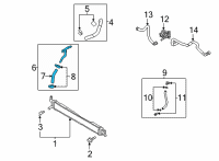 OEM 2020 Hyundai Sonata Pipe Assembly-Water Diagram - 25446-L5000