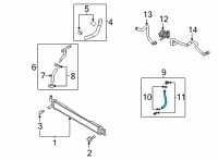 OEM 2020 Hyundai Sonata Hose Assembly-Inverter Radiator, Lo Diagram - 25436-L5000