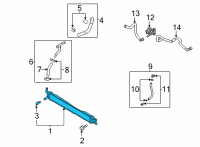 OEM 2022 Hyundai Sonata Radiator Assembly-Inverter Diagram - 253E0-L5000