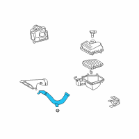 OEM 2009 Toyota Venza Intake Duct Diagram - 17751-0P080