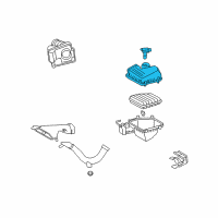 OEM 2007 Toyota Avalon Cover Assembly Diagram - 17705-AD016